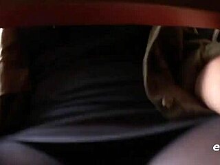 Exhibitionist babe fingers wet pierced pussy in restroom!