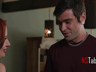 innocent babysitter strips petite perky tits for client