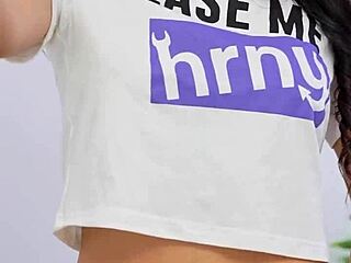 Sexy Amateur Latina Teen Masturbates Shaved Pussy on Phone for Boyfriend