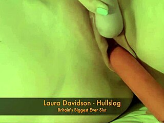 laura davidson wanks pigtails so wettt