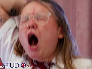 ever wonder how hot student rae takes first huge cock