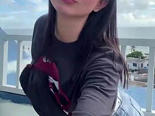 exhibitionist wife flashes tight pussy outdoors masturbating wildly for all!