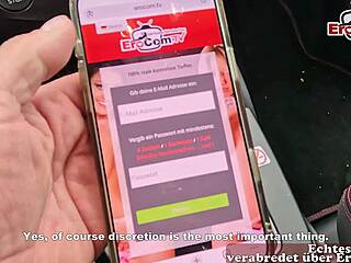 erocom date at station - german squirt slut meets fan for public fuck 😏