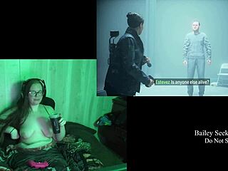 bbw brunette bares big natural tits and fat ass at lake house part 4