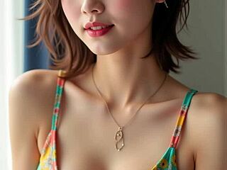 stunning thai beauty flaunts lingerie-clad curves in perfect scene