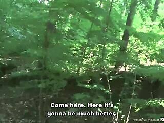 Busty teen hitchhiker veronika fucked rough outdoors