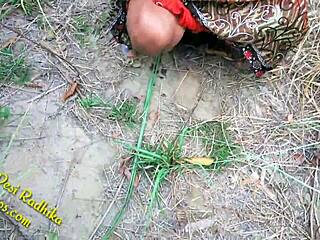 Sexy Indian Couple Fucks Passionately in Jungle Forest