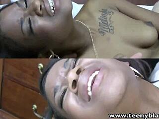 Millian Blaze 18+ Black Teen Shaved Interracial Hardcore