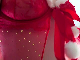 Redhead's Early Christmas Gift Deepthroat Anal Spitting Pt2