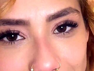 backstage lesbian couple wet shower threesome pov