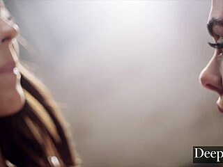 catalina shares gf paris for deep threesome cum swap!