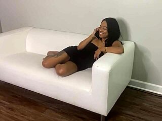 Lusty Ava Valentina Devours Huge Cock Deep