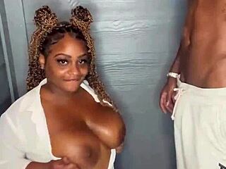 Next-door 19yo sneaks out at night for big black cock outdoor fuck