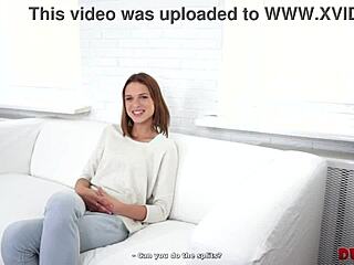 agent pounds flexible skinny teen in casting
