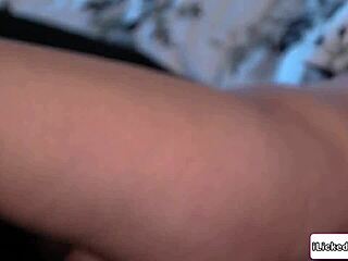 Roommate's Big Tits Yearn for Babe's Lesbian Touch
