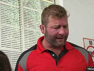 shemale cheerleader craves old cock bareback