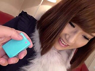japanese teen orgasms wildly on toy then sucks casting cock?
