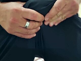 aroused sensual close-up cock throbs hard before massive cumshot explosion