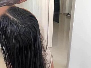 linda morena craves bbc deepthroat and facial from amateur couple