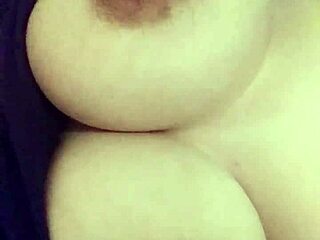 playing with my big natural emo tits and hard nipples