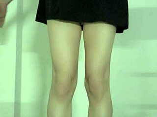 Shemale's Outdoor Panties Soaked in Hot Cumshot