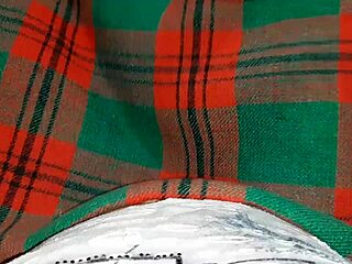 Shy Girl's Secret Blanket Lick Session
