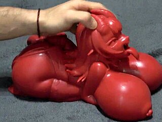 demons devour cum from her juicy doll mouth!