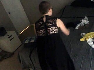 Bald Webcam Girl Folds Laundry Naked Ignoring Voyeur Domination