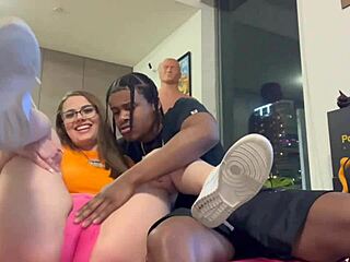 Sloppy deepthroat facial paint with big ass boots