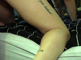 She Swallows Cum from Kinky Young Stud's Massive Load