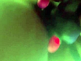 muscular ebony bbw's big pussy stretched pov by girlfriend's strap-on passion