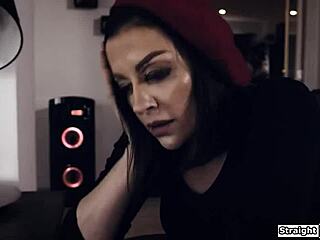 Trans Dominatrix Casey Kisses Fucks Hairy Milf Pussy Hard