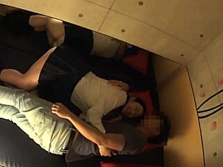 japanese busty schoolgirl gets her huge natural tits oiled in secret massage