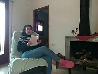 airbnb guest bends over for intense anal creampie session
