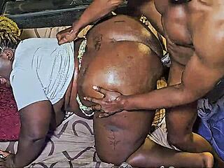 ssbbw african huge ass pounded by thick bbc