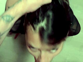 Petite Latina Meg Vicious Gags on Giant Cock Ride
