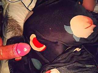 Creepy guy watches sleeping babe masturbate then unloads morning creampie