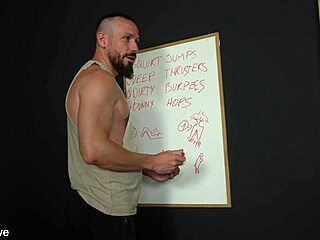 personal trainer teaches young student rough pussy pounding 😈💦