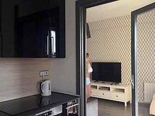 Horny Argentine Roommate Deepthroats Cuban Cock