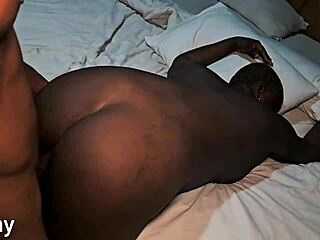 Mature Ebony Slut Rides Massive Black Cock Hard