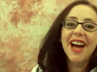 shy audrey alder surprises with her eager natural tits blowjob