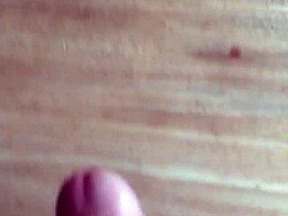 i blast massive cumshot all over desk solo