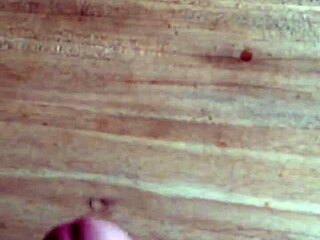 i blast massive cumshot all over desk solo