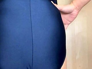 Cute swimmer girl in swimsuit endures intense anal training 😈🏊‍♀️