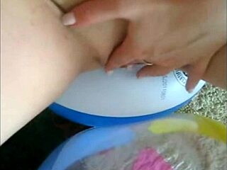 sophie fingers pussy in jeans miniskirt lingerie