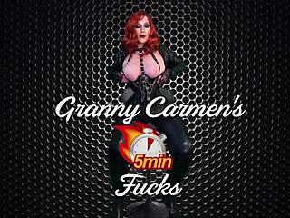 Granny Carmen Angels Begs Cum Creampie Fuck Now!