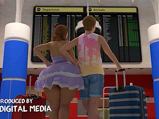 Curvy Wife Rides Hard on Jungle Vacation