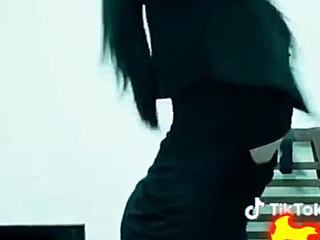 tiktok girls sway hips in teasing street displays