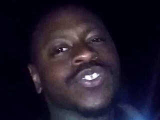 flashing natural tits privately on warm night prowl