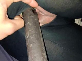 Holy shit, street slut's wet pussy endures triple anal frenzy!